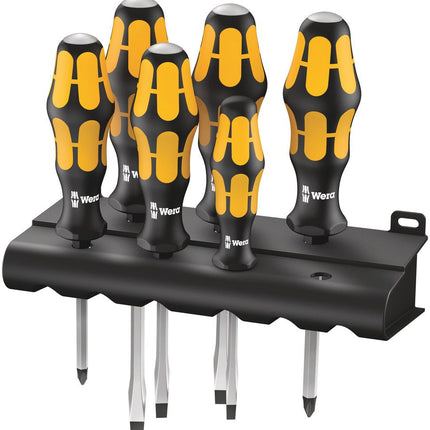 WERA screwdriver set 932/6 6-piece slotted / PH ( 4000827735 )