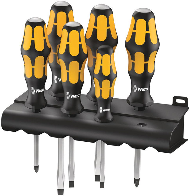WERA screwdriver set 932/6 6-piece slotted / PH ( 4000827735 )