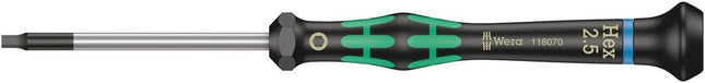 WERA Electronics destornillador mecánico de precisión 2054 6-KT. 2,5 mm Longitud de la hoja 60 mm ( 4300001790 )