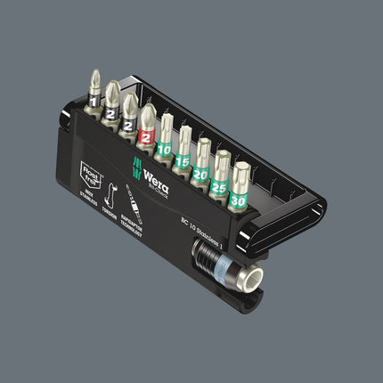 WERA juego de puntas de acero inoxidable BC 10 Stainless 1 10 piezas ( 4000828393 )