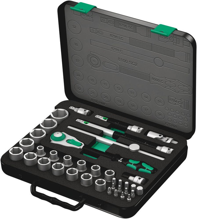 WERA Zyklop Speed 37-piece socket spanner set 1/2 ″ ( 4000820578 )