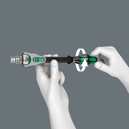 WERA Swivelling and reversible ratchet Zyklop Speed 1/4 ″ No. of teeth 72 ( 4000821596 )