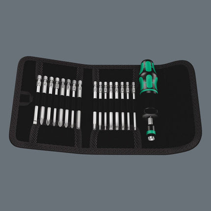 WERA Jeu de tournevis dynamométriques KK 60 Torque 17 pièces 1,2-3 Nm ( 4000828120 )