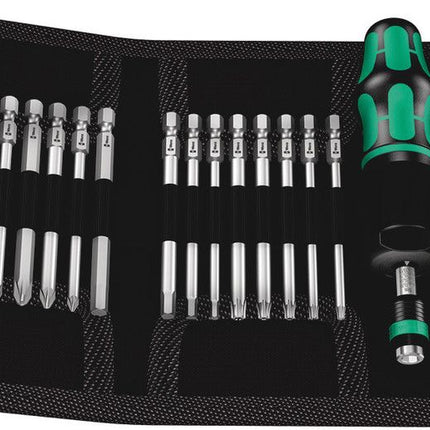 WERA Jeu de tournevis dynamométriques KK 60 Torque 17 pièces 1,2-3 Nm ( 4000828120 )