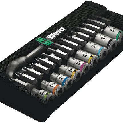 Zestaw kluczy nasadowych WERA 8100 SA 8 Zyklop 28-częściowy 1/4 ″ ( 4000821659 )