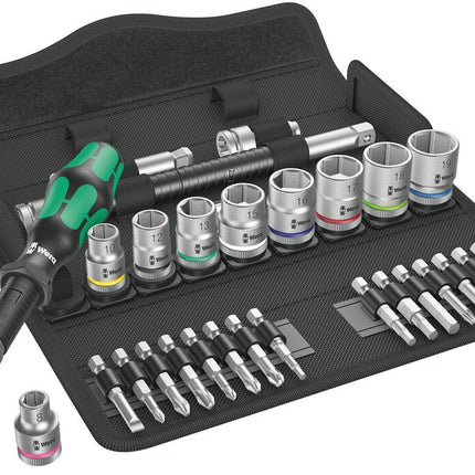 WERA Zyklop Speed 8100 SB 6 29-piece socket spanner set 3/8 ″ ( 4000821759 )