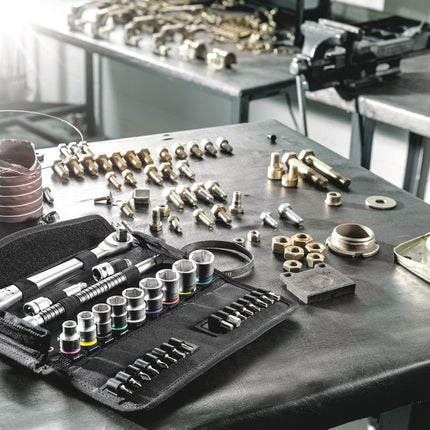 WERA Zyklop Metal 8100 SB 8 Set di chiavi a bussola da 29 pezzi 3/8 ″ ( 4000821752 )