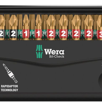 WERA Bit-Check Diamond 1 Juego de puntas de 30 piezas ( 4000829904 )