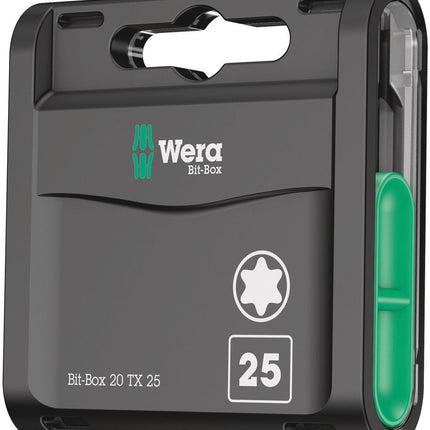 WERA duże opakowanie bitów 1/4 ″ T 25 długość 25 mm ( 4000829009 )