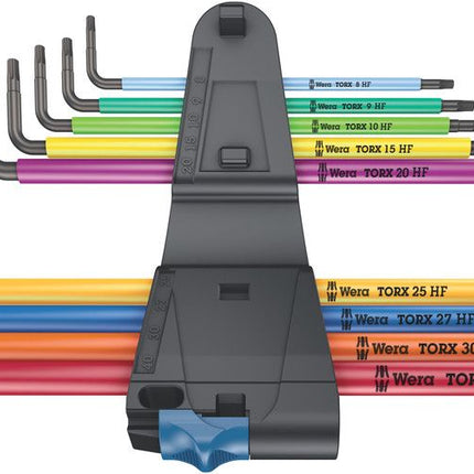 WERA Juego de llaves hexagonales en L 967/9 TX XL HF 9 piezas T8 - T40 ( 4000825597 )