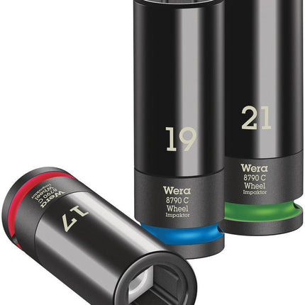 Zestaw kluczy nasadowych WERA Wbijak do kół C Set 1 3-częściowy 1/2 ″ ( 8000653834 )