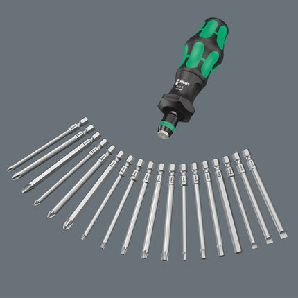 WERA Bithand holder 826 T Kraftform Turbo with quick-release chuck ( 4000829823 )