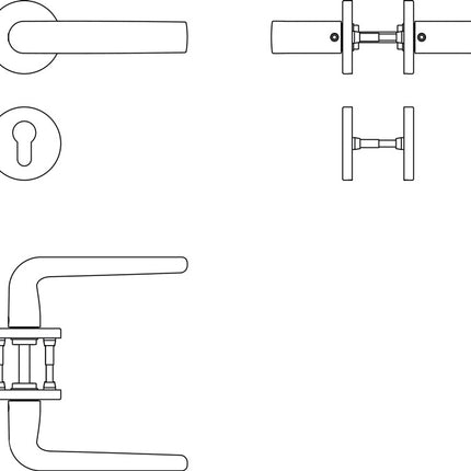 FSB Rosettengarnitur 12 1076 Aluminium 0105 3322002223  3 - toolbrothers