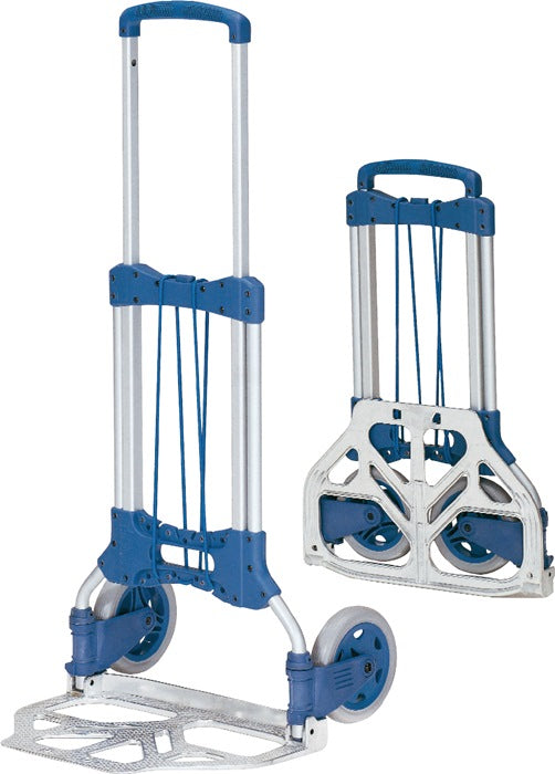 Carro de transporte FETRA plegable tubular acero/aluminio Aluminio Altura 1090 mm Longitud de la pala 320 mm ( 9000443020 )