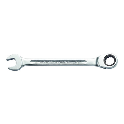 STAHLWILLE OPEN-RATCH 17 open-end ratchet spanner 16 mm width across flats Length 215 mm ( 4000826071 )