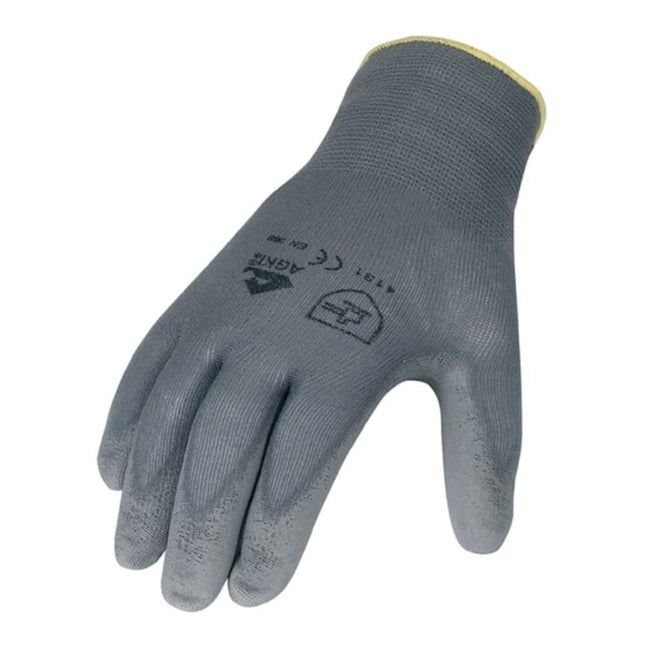 Guantes ASATEX talla 9 gris ( 4000371270 )