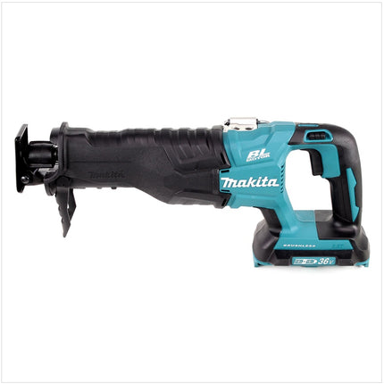 Makita DJR 360 PTK Cordless Brushless Reciprocating Saw 36V ( 2x18V ) + 2x Batteries 5.0 Ah + 1x Charger + Carry Case