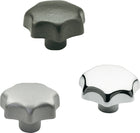 GANTER star knob DIN 6336 with threaded bush ( 4601000862 )