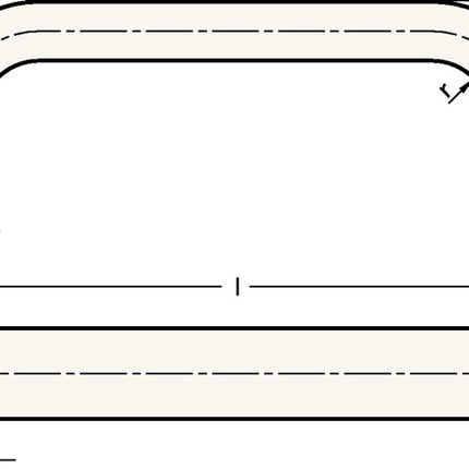 Uchwyt łukowy GANTER GN 565 l 120 ± 0,25 mm t min. 10 mm h 49 mm ( 4601000151 )