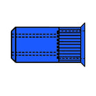 GESIPA Écrou à river Petite tête tige de rivet D. x l. 7 x 12,5 mm M5 ( 4000813566 )