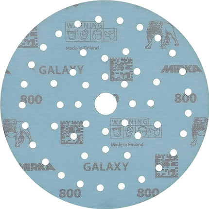 Disco abrasivo adesivo MIRKA GALAXY Grip Multifit 150 mm grana 800 ( 4000845350 )
