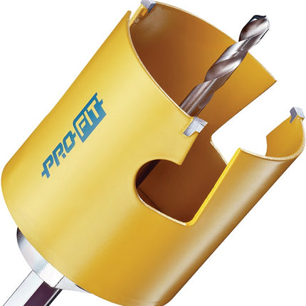 PROFIT sierra de corona sierra multiusos-Ø 105 mm profundidad de corte 52 mm ( 4000800380 )