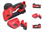 Milwaukee M12 BCST-202 cordless tacker 12 V 19 x 25.4 mm + 2x rechargeable battery 2.0 Ah + charger