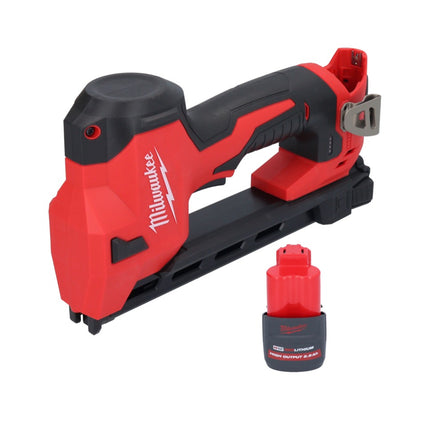 Milwaukee M12 BCST-251 cordless tacker 12 V 19 x 25.4 mm + 1x rechargeable battery 2.5 Ah - without charger