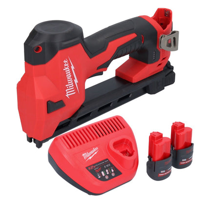 Pinza a batteria Milwaukee M12 BCST-252 12 V 19 x 25,4 mm + 2x batteria ricaricabile 2,5 Ah + caricabatterie