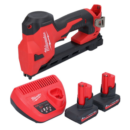 Milwaukee M12 BCST-502 wkrętarka akumulatorowa 12 V 19 x 25,4 mm + 2x akumulator 5,0 Ah + ładowarka