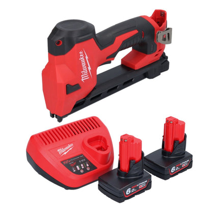 Milwaukee M12 BCST-602 wkrętarka akumulatorowa 12 V 19 x 25,4 mm + 2x akumulator 6,0 Ah + ładowarka