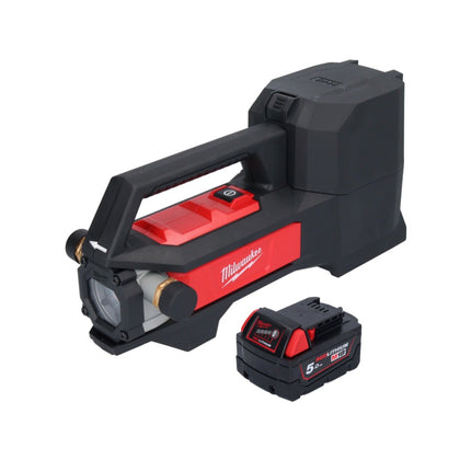 Bomba de trasvase a batería Milwaukee M18 BTP-501 18 V 1817 l/h + 1x batería 5,0 Ah - sin cargador