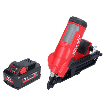 Clavadora a batería Milwaukee M18 FFN-551 18 V 50 - 90 mm sin escobillas + 1x batería 5,5 Ah - sin cargador