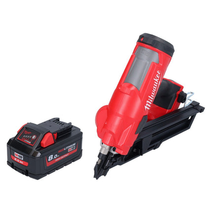 Milwaukee M18 FFN-801 gwoździarka akumulatorowa 18 V 50 - 90 mm bezszczotkowa + 1x akumulator 8,0 Ah - bez ładowarki