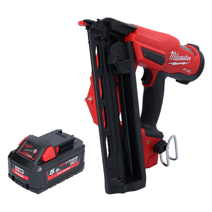 Milwaukee M18 FN16GA-551 Clavadora sin cable 18 V 32 - 64 mm sin escobillas + 1x batería 5,5 Ah - sin cargador