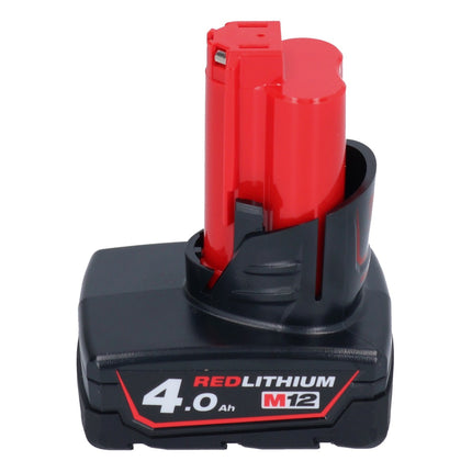 Amoladora puntual a batería Milwaukee M12 FDSS-401X 12 V 88,8 x 63,5 mm sin escobillas + 1x batería 4,0 Ah + caja HD - sin cargador