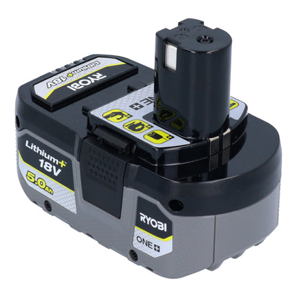 Batería recargable RYOBI RB18L50 18 V 5.0 Ah / 5000 mAh Li-Ion ( 5133002433 ) con indicador de nivel de carga