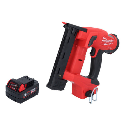 Milwaukee M18 FNCS18GS-501X zszywacz akumulatorowy 18 V 9,5 - 38 mm bezszczotkowy + 1x akumulator 5,0 Ah + HD Box - bez ładowarki