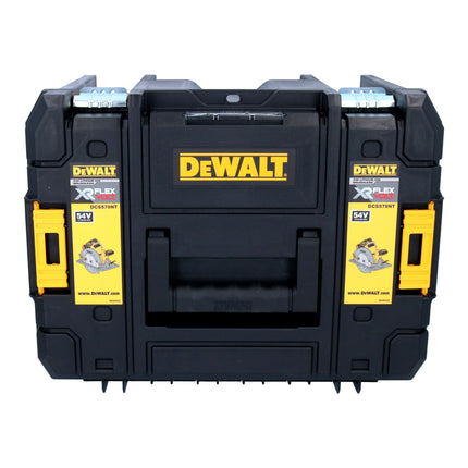 Akumulatorowa pilarka tarczowa DeWalt DCS 579 T2T 54 V FlexVolt 190 mm bezszczotkowa + 2x akumulator 6,0 Ah + ładowarka + TSTAK