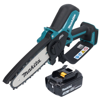 Makita DUC 150 F01 Motosierra sin cable 18 V 15 cm sin escobillas + 1x batería 3,0 Ah - sin cargador