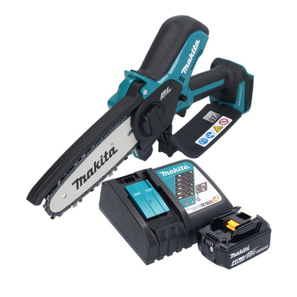 Makita DUC 150 RM01 Akumulatorowa pilarka łańcuchowa 18 V 15 cm bezszczotkowa + 1x akumulator 4,0 Ah + ładowarka
