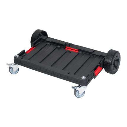 Qbrick System ONE Chariot à outils 4 en 1 Set 200 2.0 Profi + 350 2.0 Profi + 450 2.0 Profi Mallette à outils + plate-forme de transport