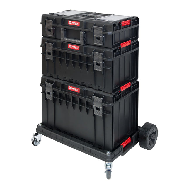 Qbrick System ONE tool trolley 4 in 1 set 200 2.0 Profi + 350 2.0 Profi + 450 2.0 Profi tool case + transport platform