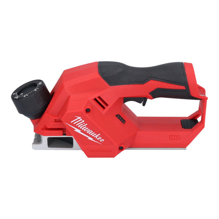 Cepilladora de batería Milwaukee M12 BLP-602X 12 V 51 mm sin escobillas + 2x baterías 6,0 Ah + cargador + caja HD