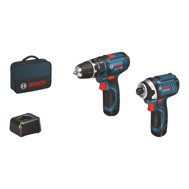 Bosch GSB 12V-15 Professional Taladro atornillador de percusión a batería 12V / 30 Nm ( 06019B6901 ) - Sin batería, sin cargador, sin maletín incluidos