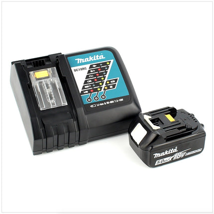 Makita DHP 483 RT1J cordless impact drill 18V 40Nm in Makpac + 1x 5.0 Ah battery + charger