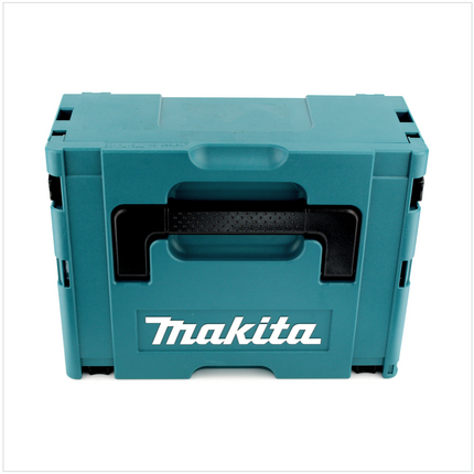 Makita DGA 504 M1J Mini-Amoladora inalámbrica 125 mm 18 V en Makpac 3 + 1x Batería BL 1840 4,0 Ah ( Sin cargador )