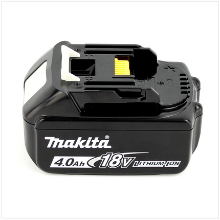 Makita DGA 504 M1J Mini-Amoladora inalámbrica 125 mm 18 V en Makpac 3 + 1x Batería BL 1840 4,0 Ah ( Sin cargador )